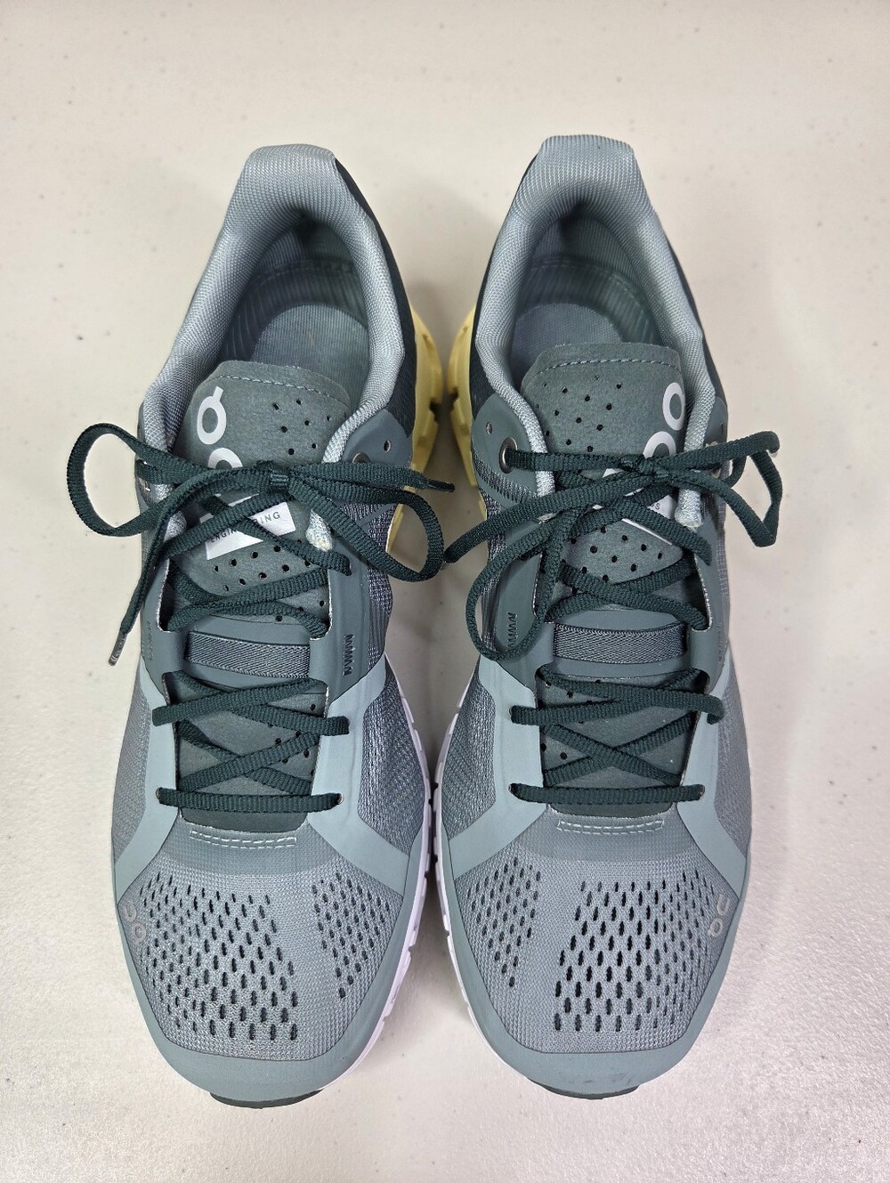 On Running Cloud Cloudflow Size 7.5 Sea/Limelight Helion Women's Shoes Sneakers - Picture 3 of 13